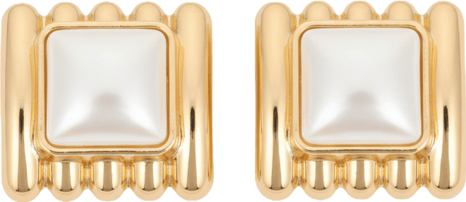 Women's The Ribbed-Diane Stud Earrings