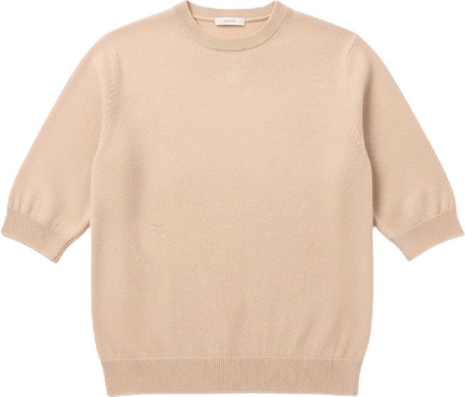 Women's Elbow-Length Sleeve Cashmere Sweater