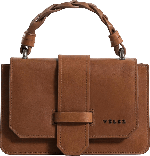 Mini garniel leather bowling bag for women