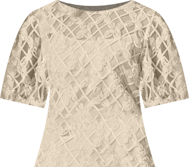 Women's Floral Texture Top