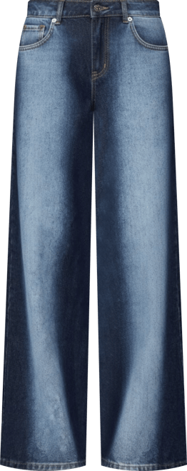 Women's Ema Bleach Washed Low Rise Jeans