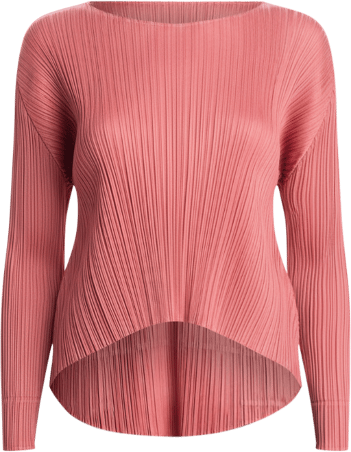 PLEATS PLEASE ISSEY MIYAKE Pleated Long Sleeved Top