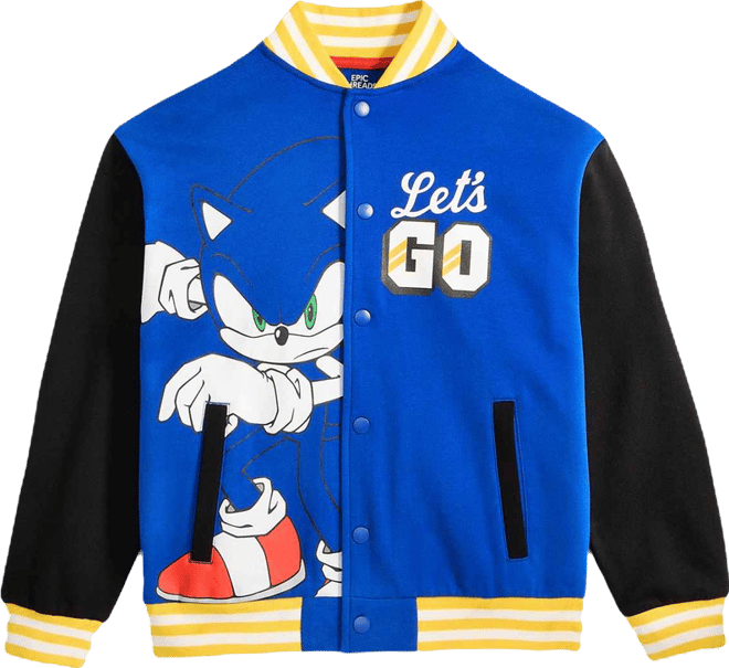 Boys' 5-20 Sonic Varsity Jacket, Macy's Exclusive