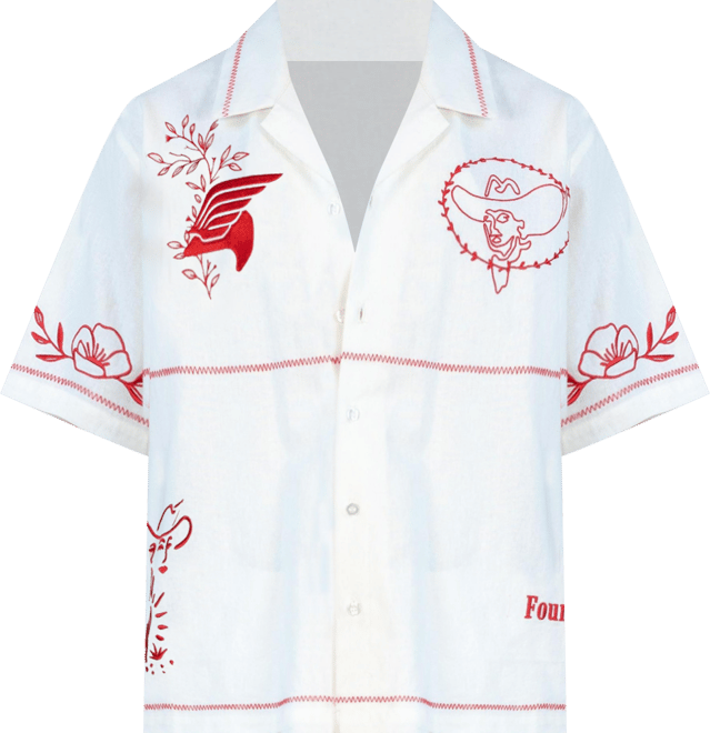 Men's Frontier Embroidered Button Up