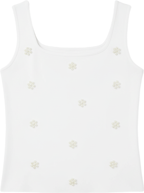 Women's Faux-Pearl-Embellished Tank Top, Macy's Exclusive