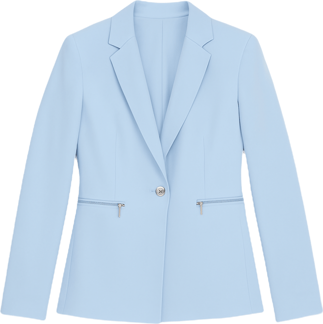 Women's Notch-Collar One-Button Jacket