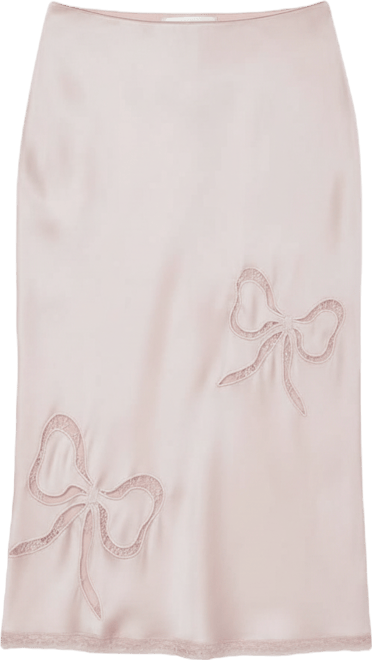 Women's Lace Bow-Inset Slip Skirt, Macy's Exclusive