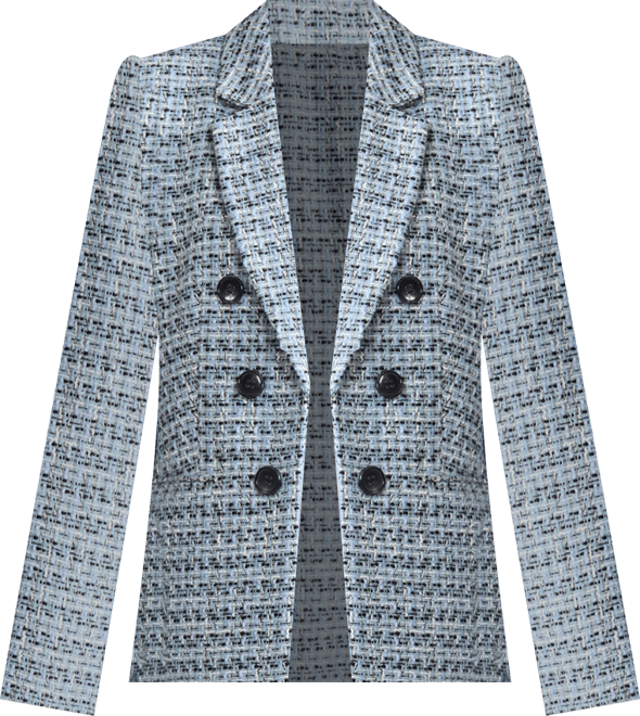 Women's Double Breasted Long-Sleeve Jacket