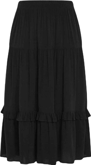 Plus Size Devine Beauty Plain Skirt