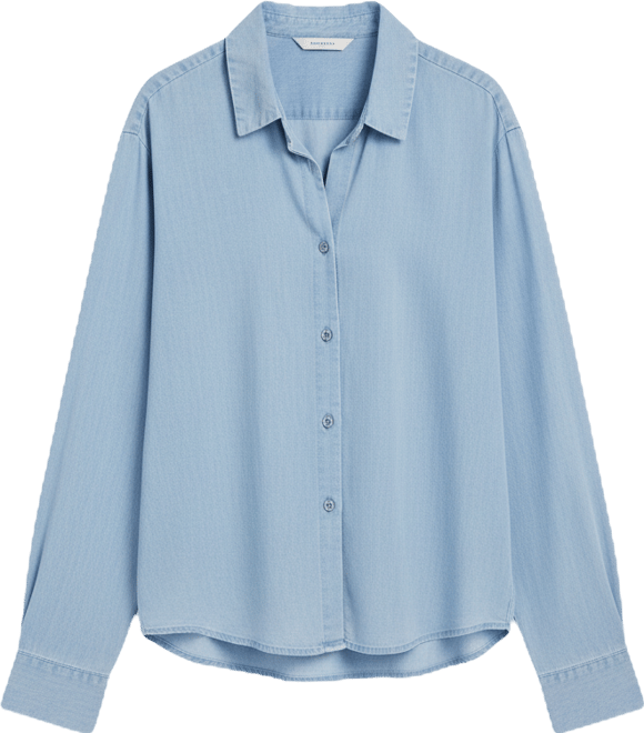Women's Long-Sleeve Button Front Shirt