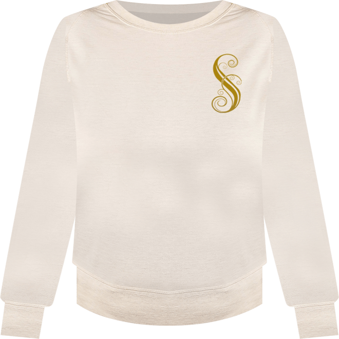 Plus Size French Terry Long Sleeve Pullover Top