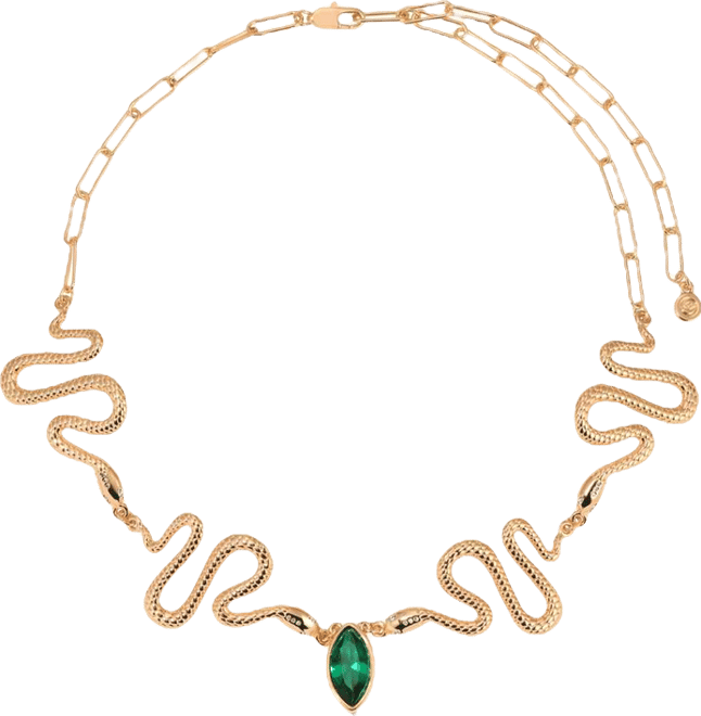 Gold Plated Serpentina Choker Necklaces