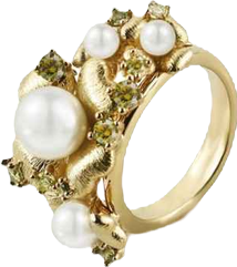 Garden Blossom Wide Ring