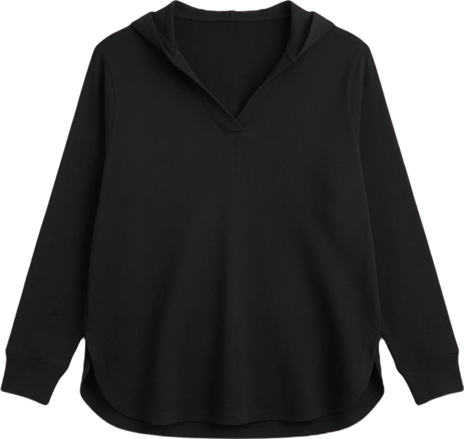 Plus Size Waffle-Knit Hooded Sweatshirt, Macy's Exclusive