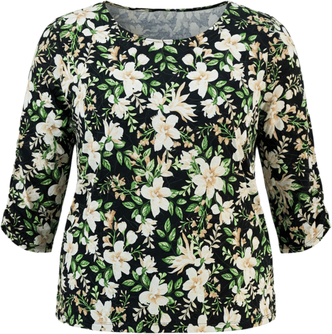 Plus Size Beth Scoop-Neck Top, Macy's Exclusive