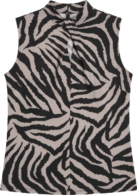 Women's Sleeveless Mock Neck Top