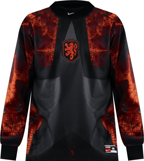 Pays-Bas Authentic Gardien de but Maillot de foot Nike pour homme