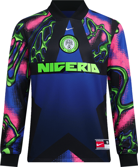 Nigeria Goalkeeper Older Kids' Nike Dri-FIT Football Shirt