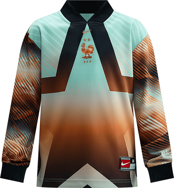 FFF Goalkeeper Older Kids' Nike Dri-FIT Football Shirt