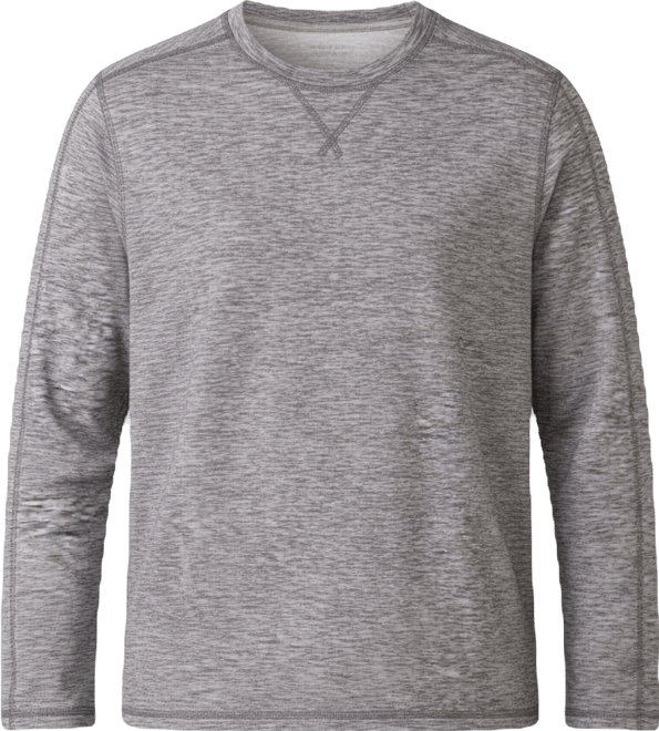 Men's FreeCycle Sueded Long Sleeve Crew Neck