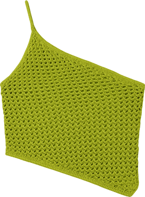 Women's Daley Asymmetric One Shoulder Crochet Top