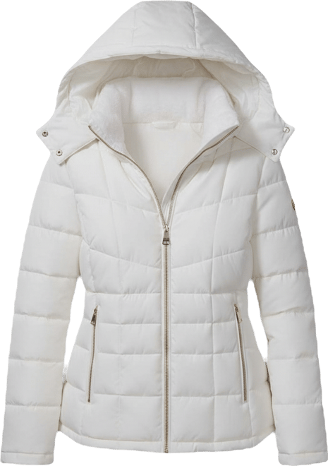 Women's Stand Collar Lined Puffer Jacket