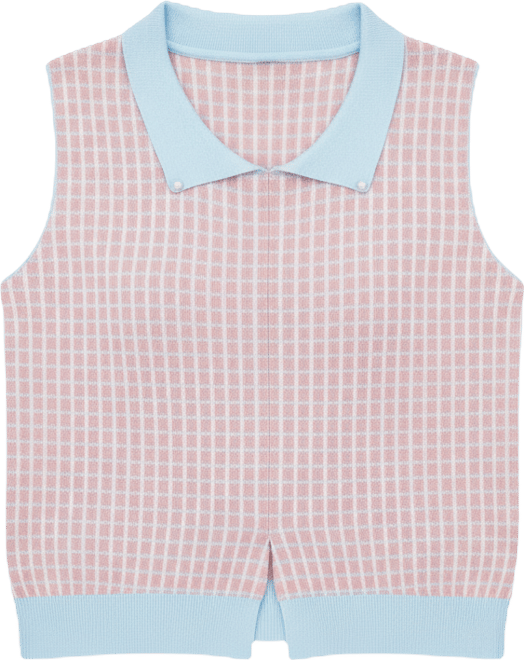 Women's Tencel Tweed Polo Vest