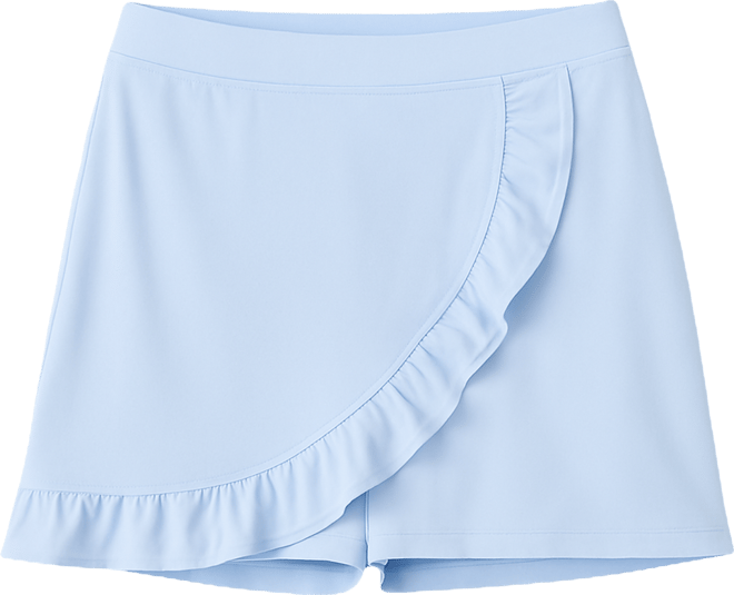 G Lifestyle Ruffle Wrap Skort