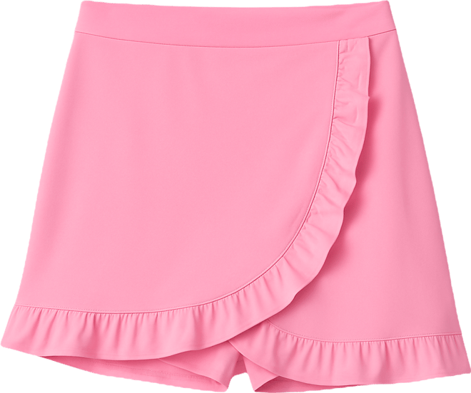 G Lifestyle Ruffle Wrap Skort