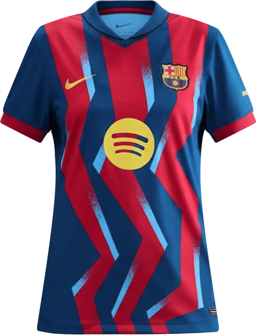 FC Barcelona 2025/26 cuarta equipación Jersey de fútbol Nike Dri-FIT Replica para mujer