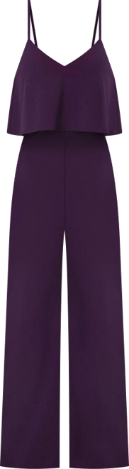 Women's Ruffle Wide Leg Jumpsuit