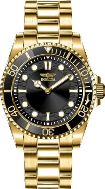 Men's 49701 Pro Diver Quartz PC20S Black Dial Watch
