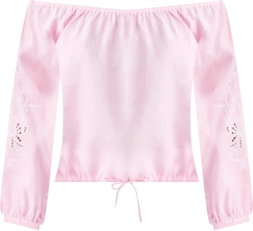 Women's 100% Linen Tile On-Off-Shoulder 3/4-Sleeve Top, Macy's Exclusive