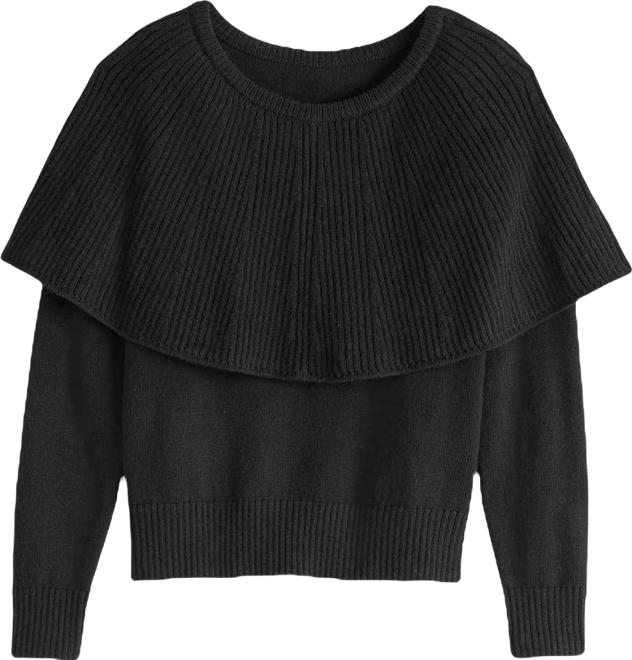 Women's Long Sleeve Cape Sweater, Macy's Exclusive
