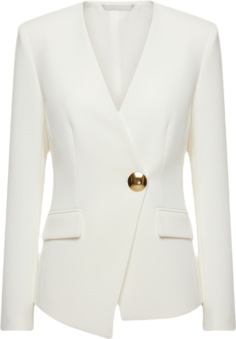 Women's Long Sleeve Asymmetrical Blazer