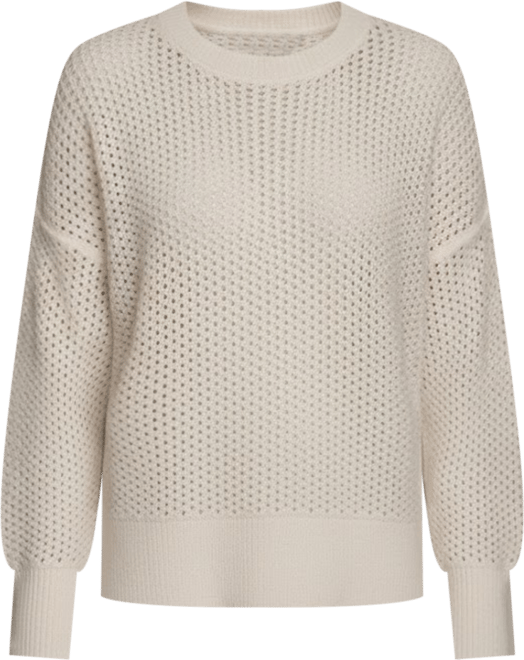 Women's Open Stitch Crewneck Sweater