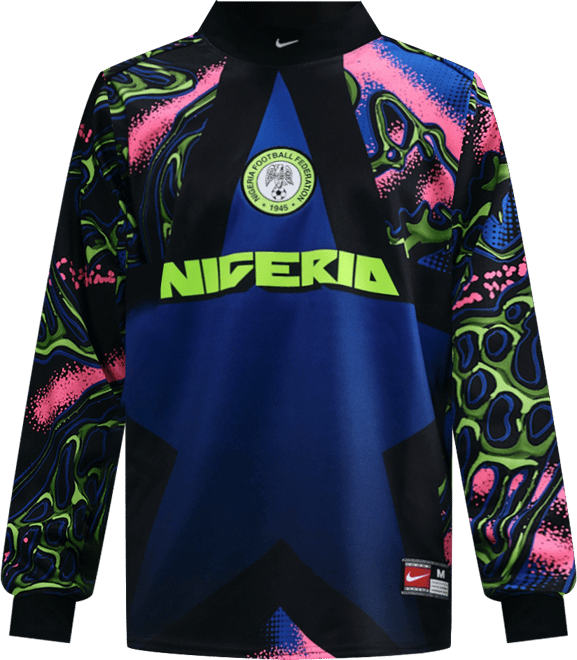 나이지리아 할리우드 키퍼 남성 나이키 축구 셔츠