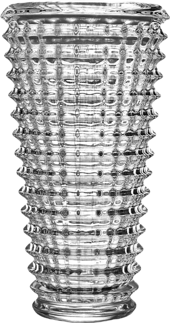 Strata Textured Geometric Surface Vase