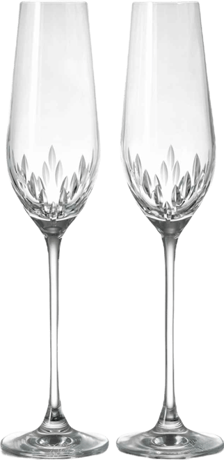 Fiero Toasting Champagne Flutes, Set of 2