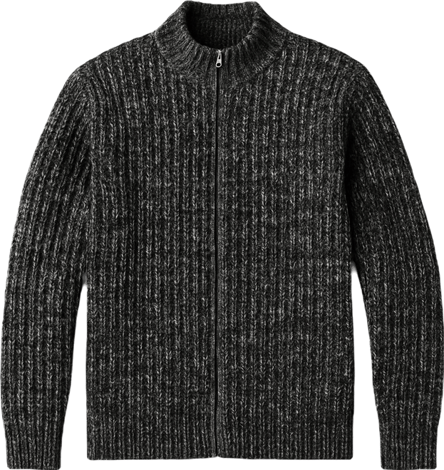 Men's Austin Slub Full-Zip Sweater