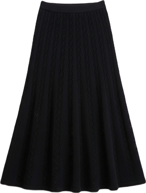 Women's Pointelle Sweater Midi Skirt, Macy's Exclusive