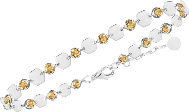 Citrine Luna Bracelet (2 ct. t.w.) in Sterling Silver