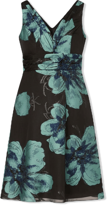 Women's V-Neck Midi Dress