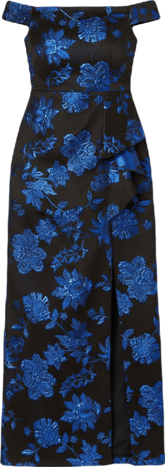 Women's Off-The-Shoulder Draped Long Dress