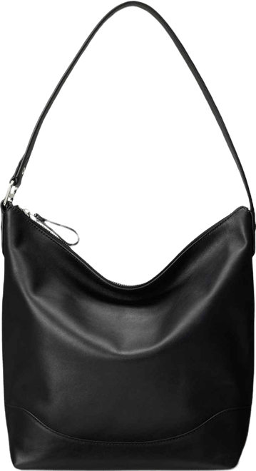 Smooth Leather Tasha Bucket Bag