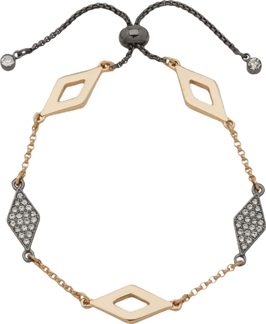 Crystal Stone Pave Slider Bracelet