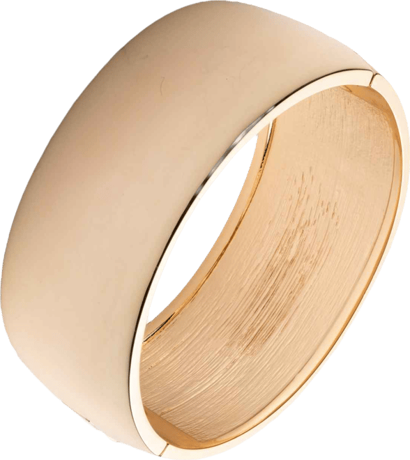 Gold-Tone Metal Bangle Bracelet