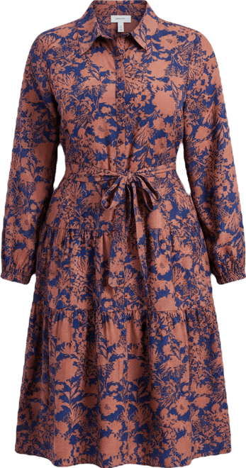 Women's Plus Size Marianne Tiered Shirtdress