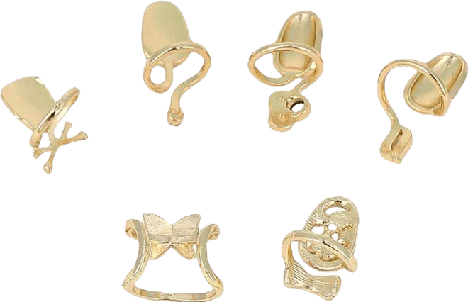 Women's The Belle Nail Rings