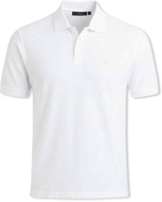 Men's semi-fit polo shirt with jacquard detail